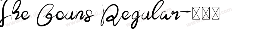 The Bouns Regular字体转换